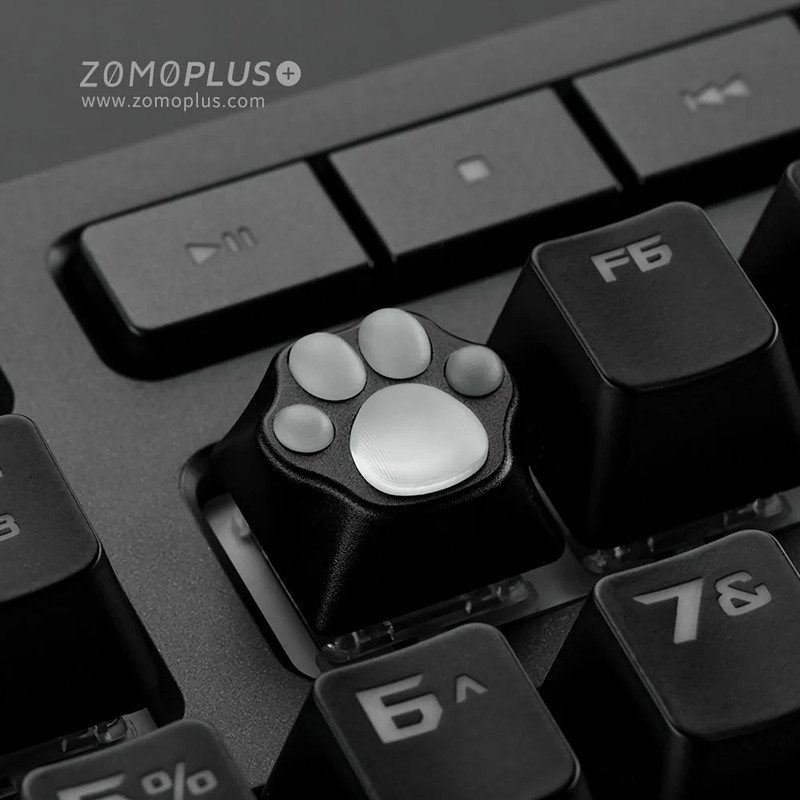 ZOMO Plus Metal Kitty Paw (Black + Translucent) - أكسسوار لوحة مفاتيح